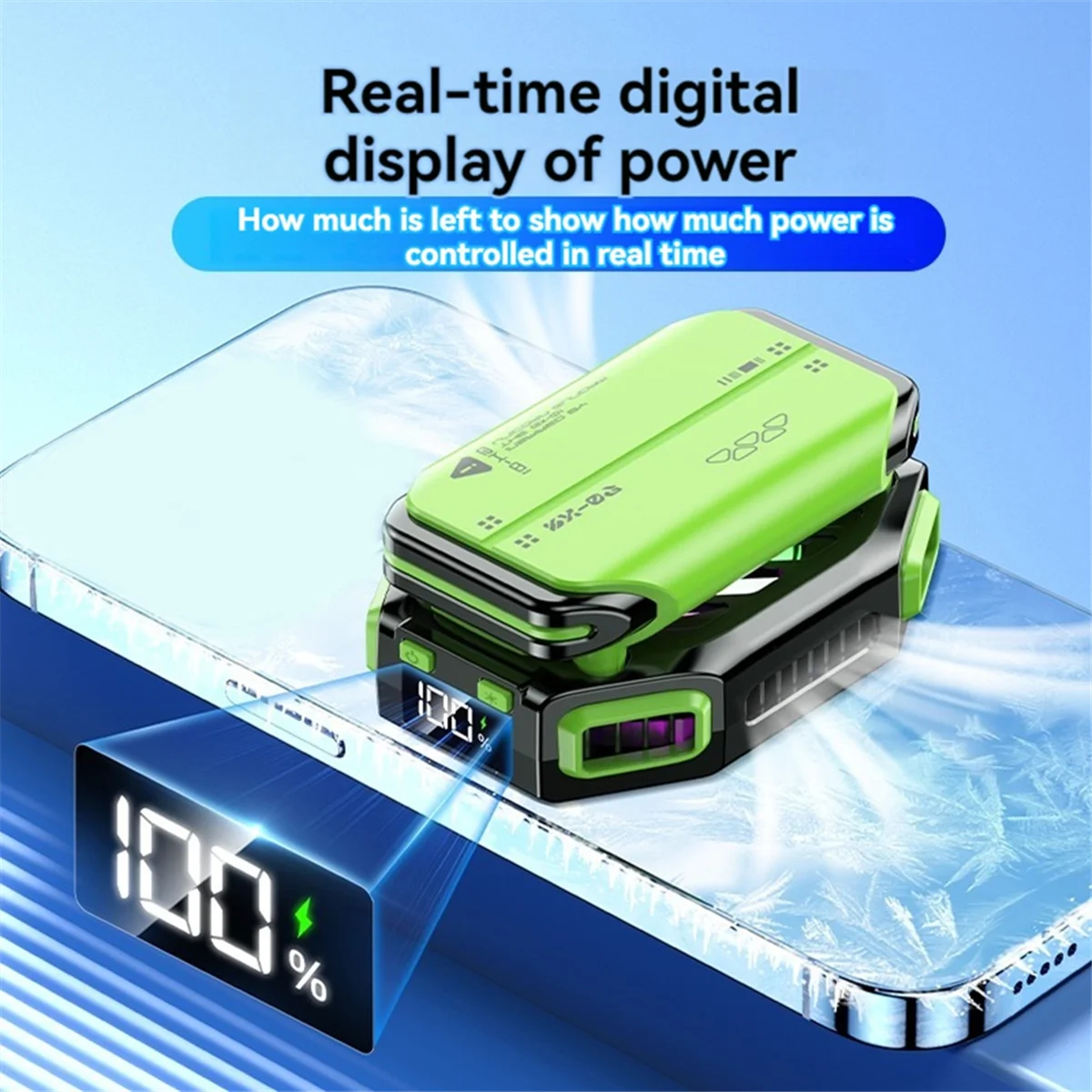 NEW X111 Phone Magnetic Semiconductor Coolng Fan Radiator with 7 Gears Adjustable Game Cooler for IOS Android Universal