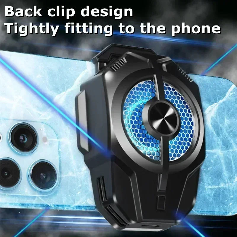 S21 Mobile Phone Magnetic Semiconductor Radiator Cooling Fan Cooler 5V/2A for IPhone IOS Android Gaming Accessories Game Cooler