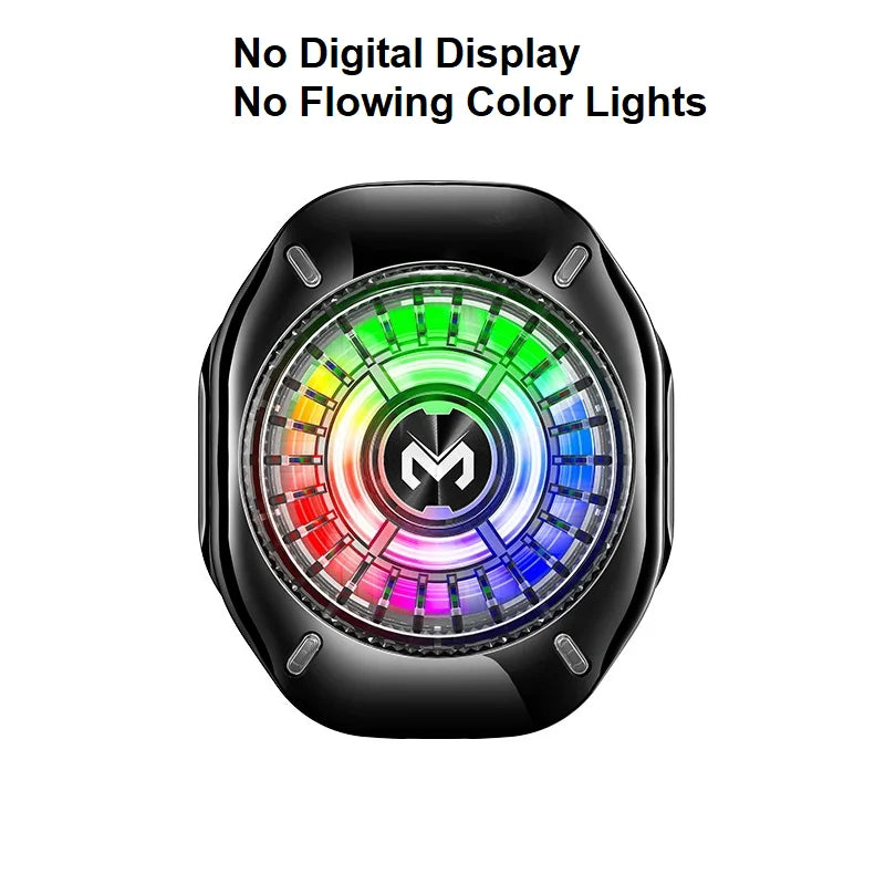 MEMO CX10 Semiconductor Phone Cooler with RGB Lights Magnetic Clip on Ice-Freezing Strong Cooling for Gaming & Live Streaming