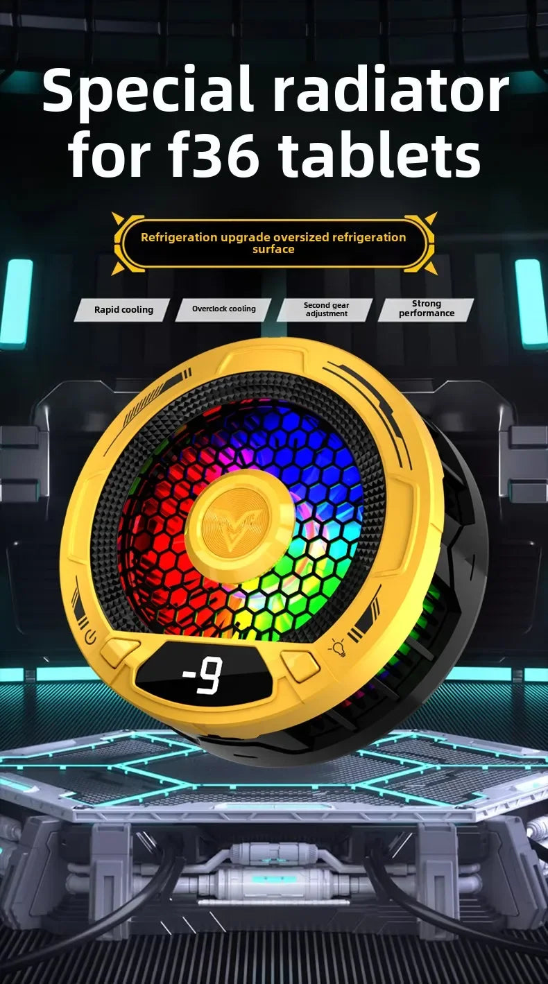 2025 NEW F36 Tablet Phone Universal Game Cooler Magnetic Semiconductor Refrigeration Ice Freeze Cooling Radiator for IPad IPhone