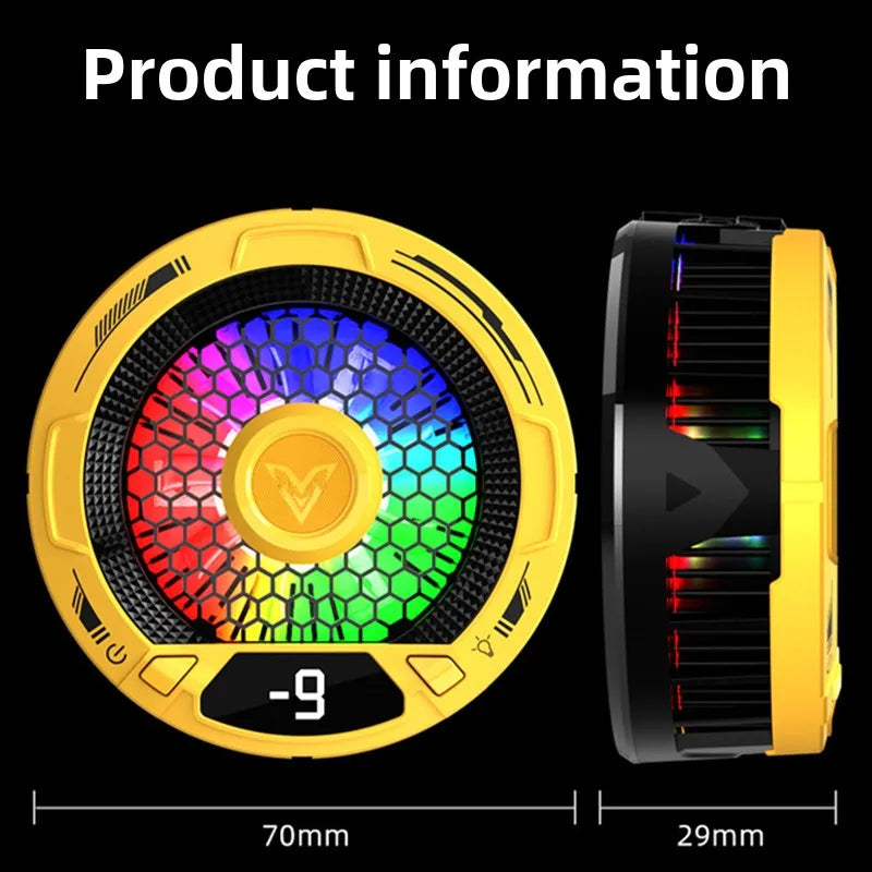 2025 NEW F36 Tablet Phone Universal Game Cooler Magnetic Semiconductor Refrigeration Ice Freeze Cooling Radiator for IPad IPhone