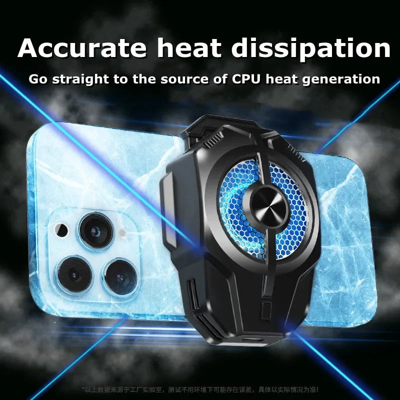 S21 Mobile Phone Magnetic Semiconductor Radiator Cooling Fan Cooler 5V/2A for IPhone IOS Android Gaming Accessories Game Cooler