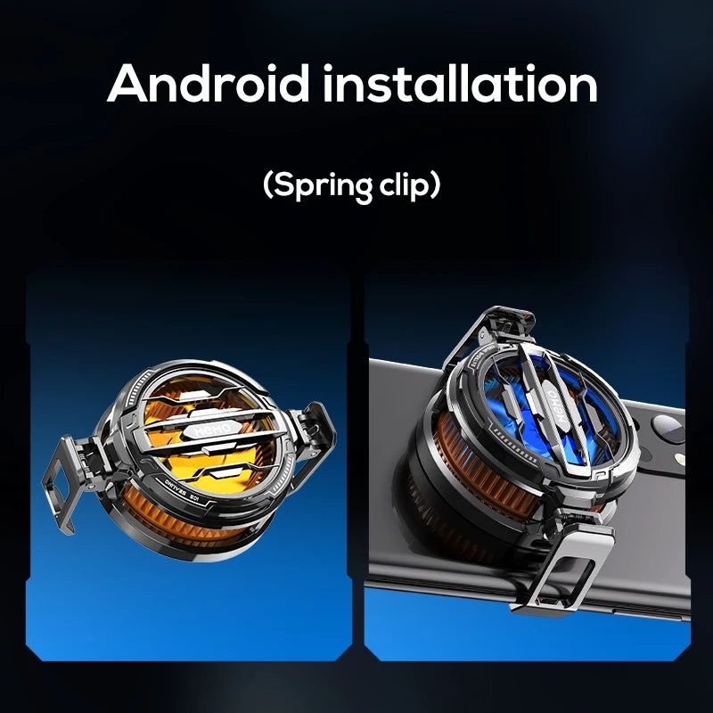 MEMO CX07 Magnetic/Back-clip 2 in 1 Mobile Phone Semiconductor Refrigerator Cooling Radiator for IPhone Android PUBG Game Cooler