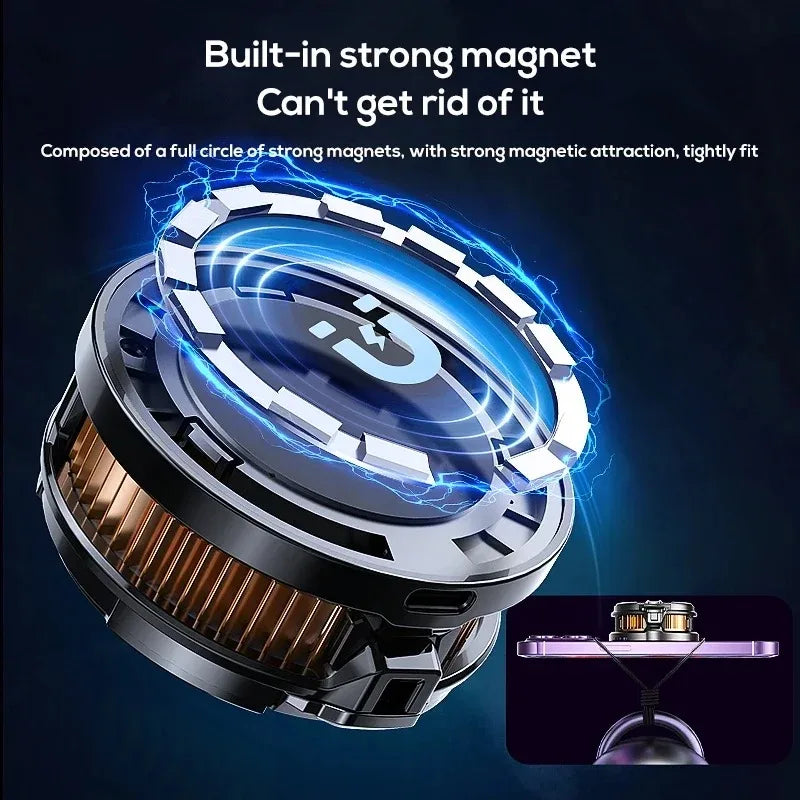 MEMO CX07 Magnetic/Back-clip 2 in 1 Mobile Phone Semiconductor Refrigerator Cooling Radiator for IPhone Android PUBG Game Cooler
