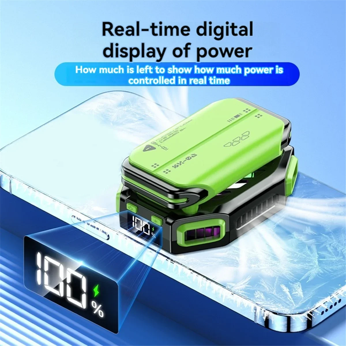 NEW X111 Phone Magnetic Semiconductor Coolng Fan Radiator with 7 Gears Adjustable Game Cooler for IOS Android Universal