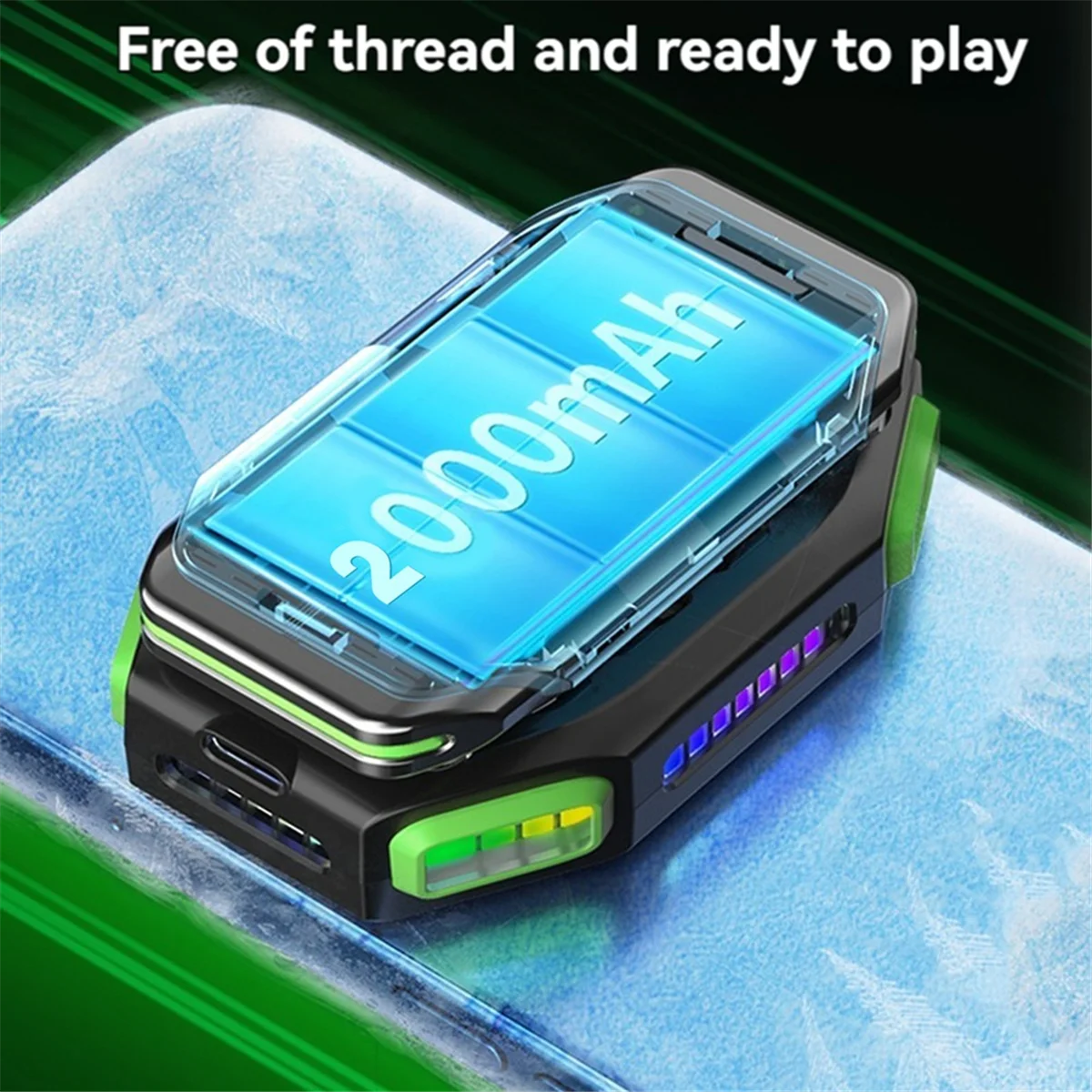 NEW X111 Phone Magnetic Semiconductor Coolng Fan Radiator with 7 Gears Adjustable Game Cooler for IOS Android Universal