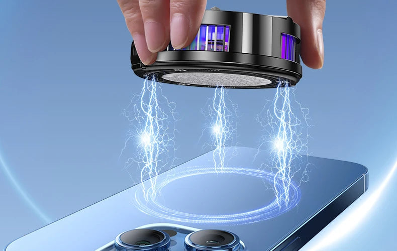 TL07 Magnetic Fan For Phone Ice Cooling Universal Rechargeable Mobile Phone Cooler Long Lasting Stronger Cooling Air Cooling Fan