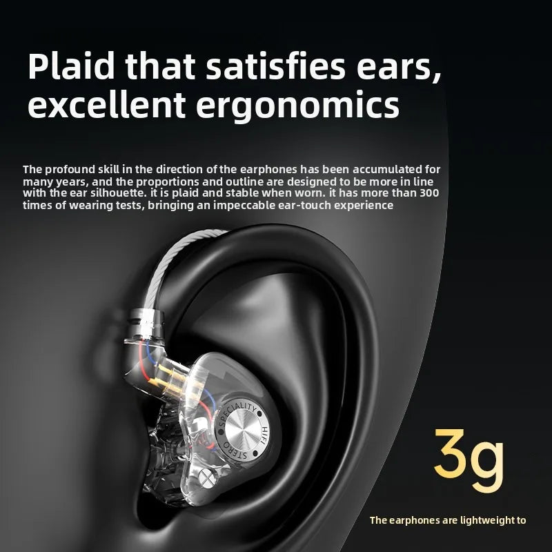 Type-C Wired Earphone For Samsung Galaxy S25 S24 S23 S22 21 Ultra Plus 3.5MM in-Ear Earphone HiFi Bass Stereo Gaming Headphone