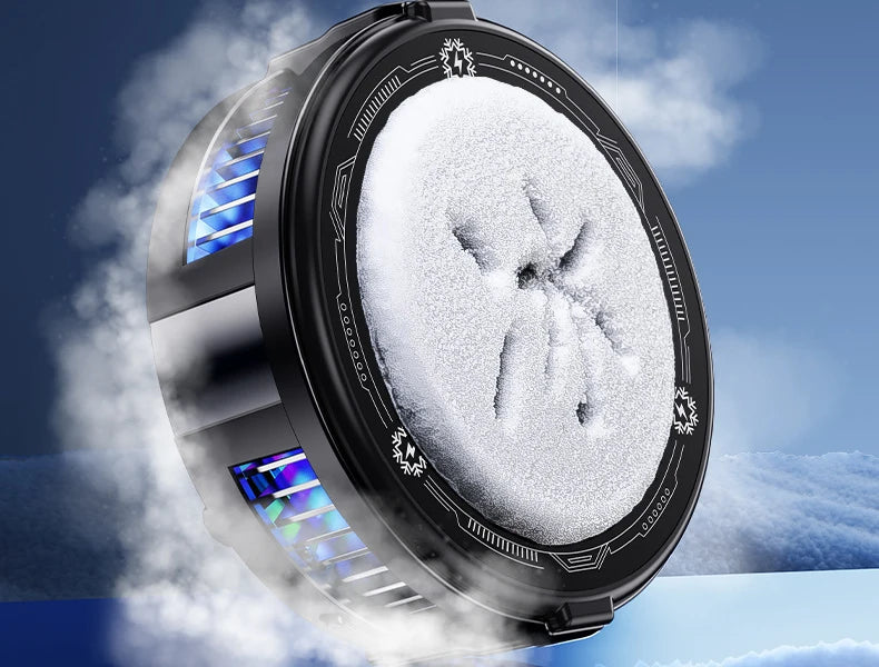 TL07 Magnetic Fan For Phone Ice Cooling Universal Rechargeable Mobile Phone Cooler Long Lasting Stronger Cooling Air Cooling Fan