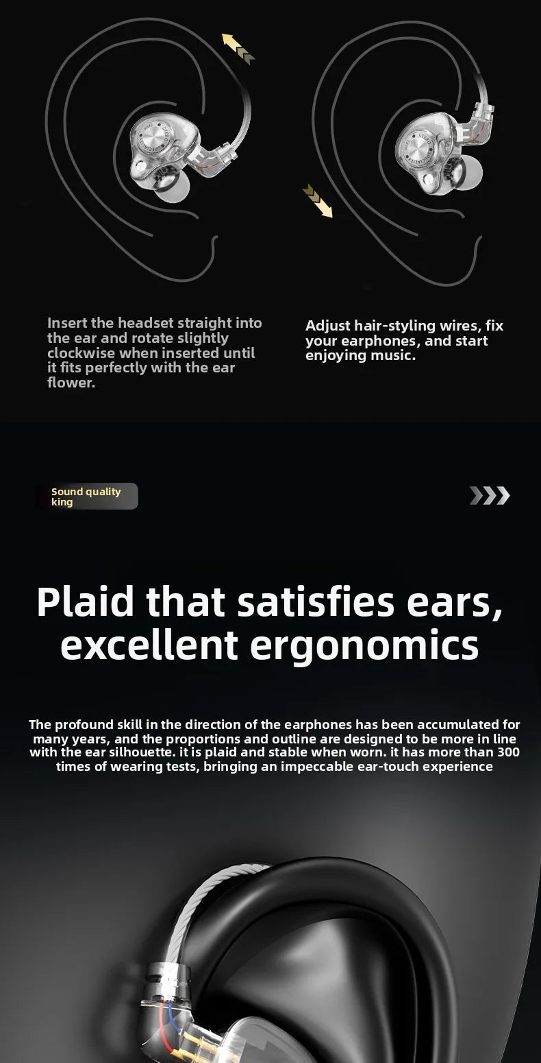 Type-C Wired Earphone For Samsung Galaxy S25 S24 S23 S22 21 Ultra Plus 3.5MM in-Ear Earphone HiFi Bass Stereo Gaming Headphone