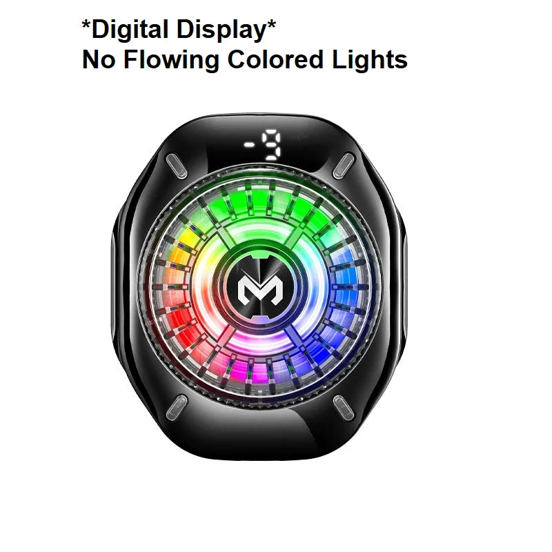 MEMO CX10 Semiconductor Phone Cooler with RGB Lights Magnetic Clip on Ice-Freezing Strong Cooling for Gaming & Live Streaming