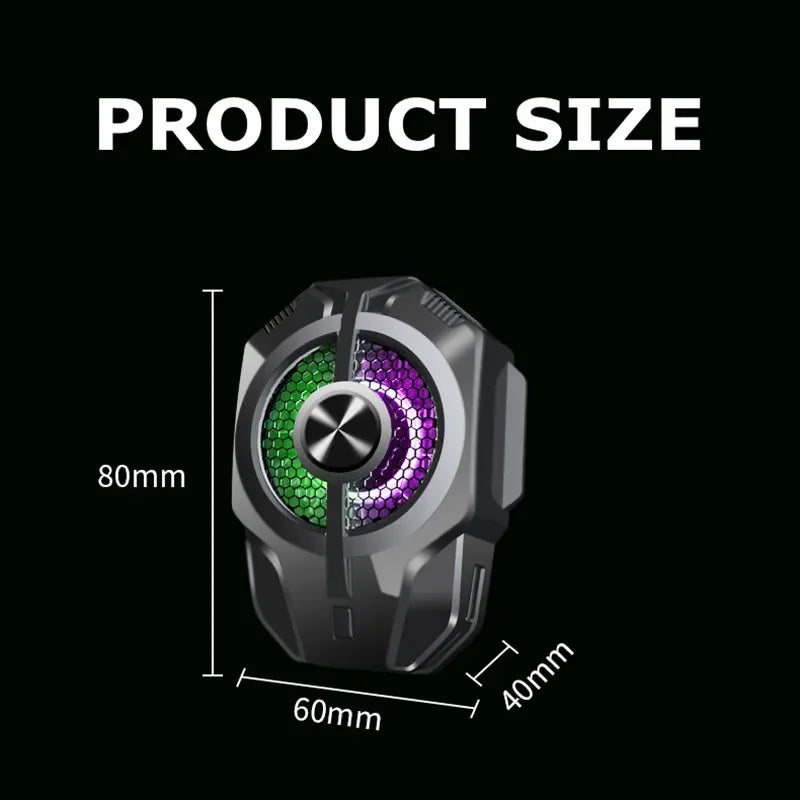 S21 Mobile Phone Magnetic Semiconductor Radiator Cooling Fan Cooler 5V/2A for IPhone IOS Android Gaming Accessories Game Cooler