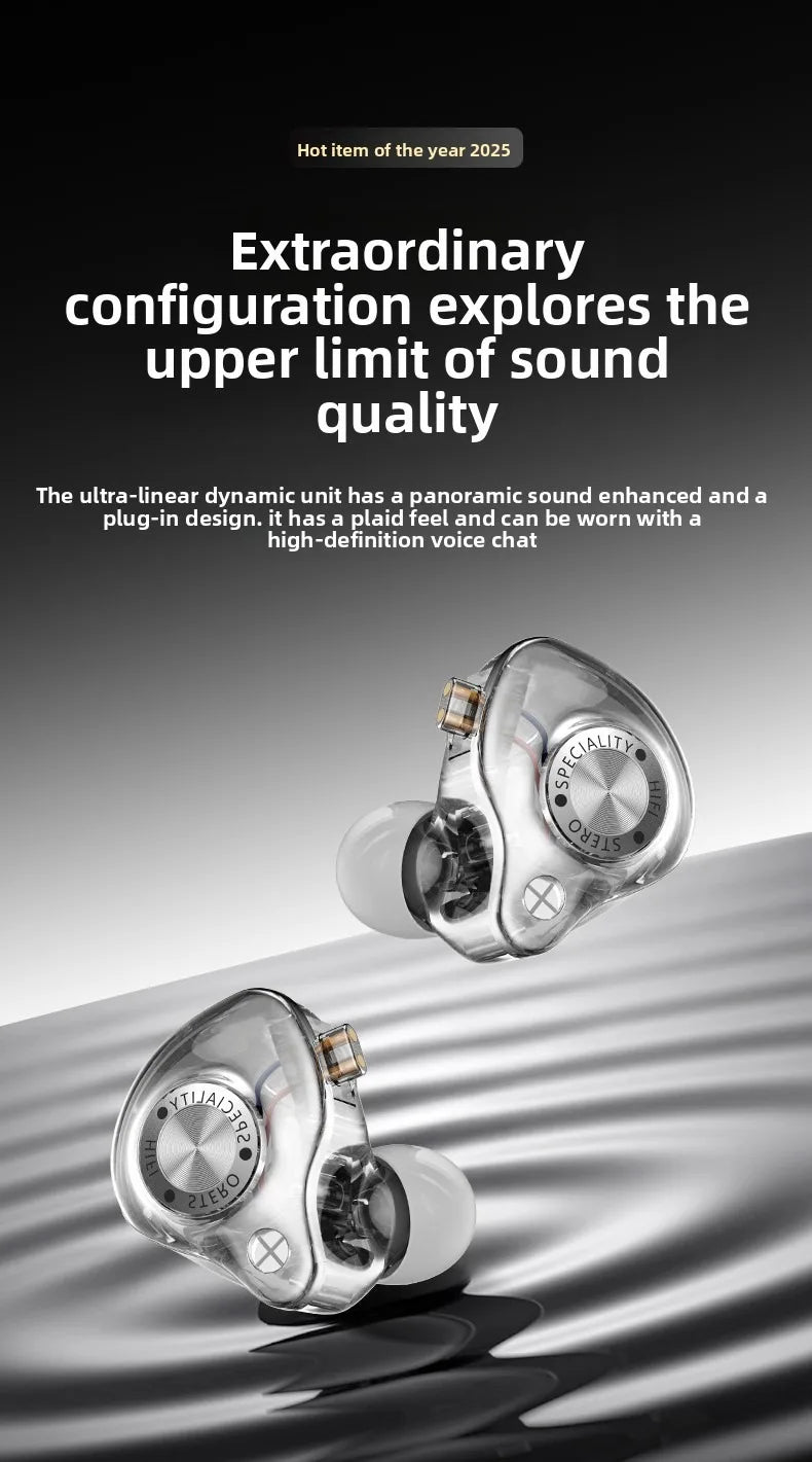 Type-C Wired Earphone For Samsung Galaxy S25 S24 S23 S22 21 Ultra Plus 3.5MM in-Ear Earphone HiFi Bass Stereo Gaming Headphone