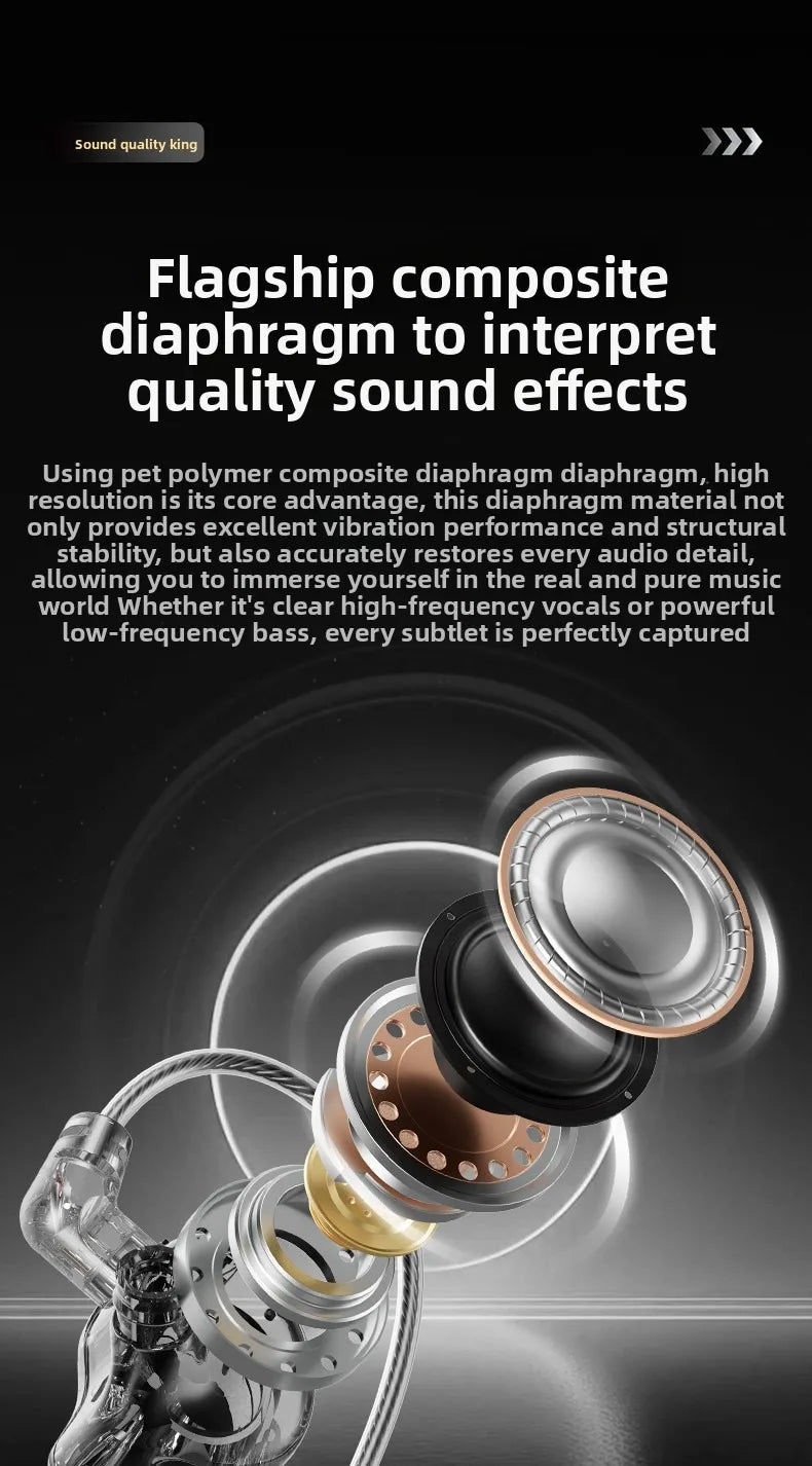 Type-C Wired Earphone For Samsung Galaxy S25 S24 S23 S22 21 Ultra Plus 3.5MM in-Ear Earphone HiFi Bass Stereo Gaming Headphone