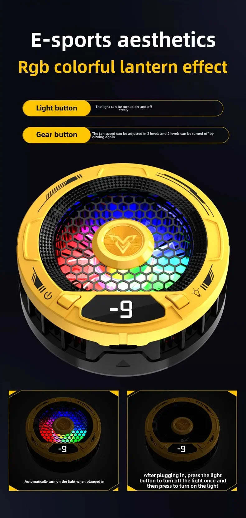 2025 NEW F36 Tablet Phone Universal Game Cooler Magnetic Semiconductor Refrigeration Ice Freeze Cooling Radiator for IPad IPhone