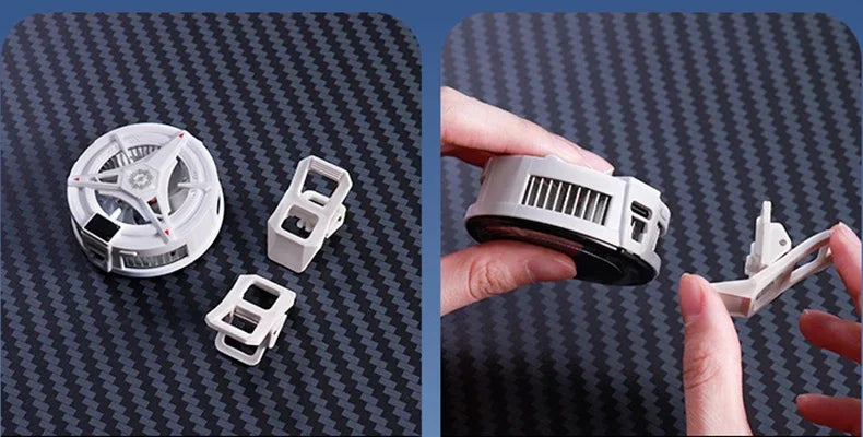 TL07 Magnetic Fan For Phone Ice Cooling Universal Rechargeable Mobile Phone Cooler Long Lasting Stronger Cooling Air Cooling Fan